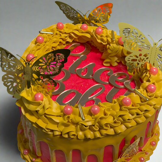 Butterfly "Pisces Baby" Cake
