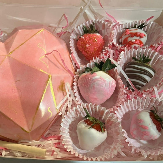 Chocolate Covered Strawberries "The Love Box"